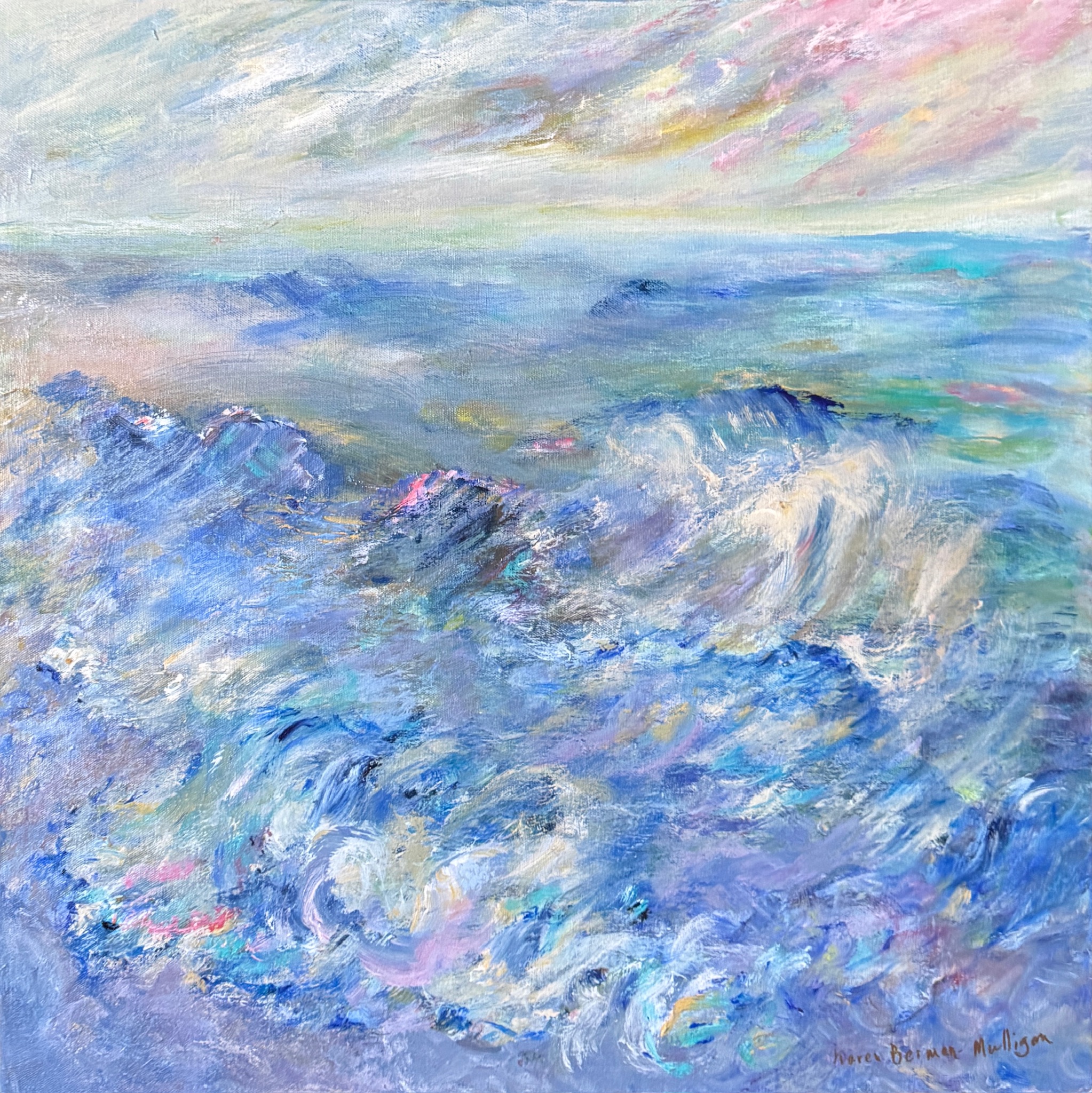 acrylic painting on canvas